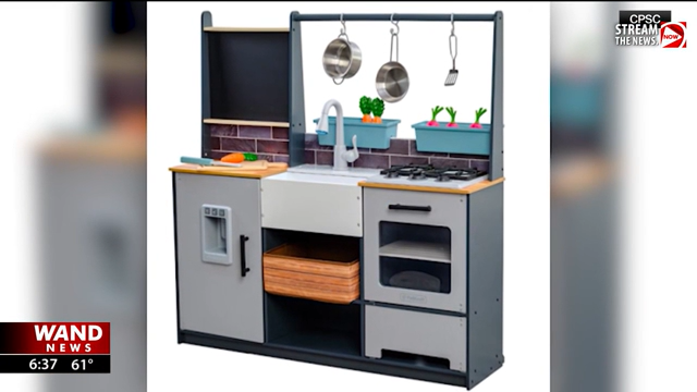 Toy kitchens recalled for strangulation hazard